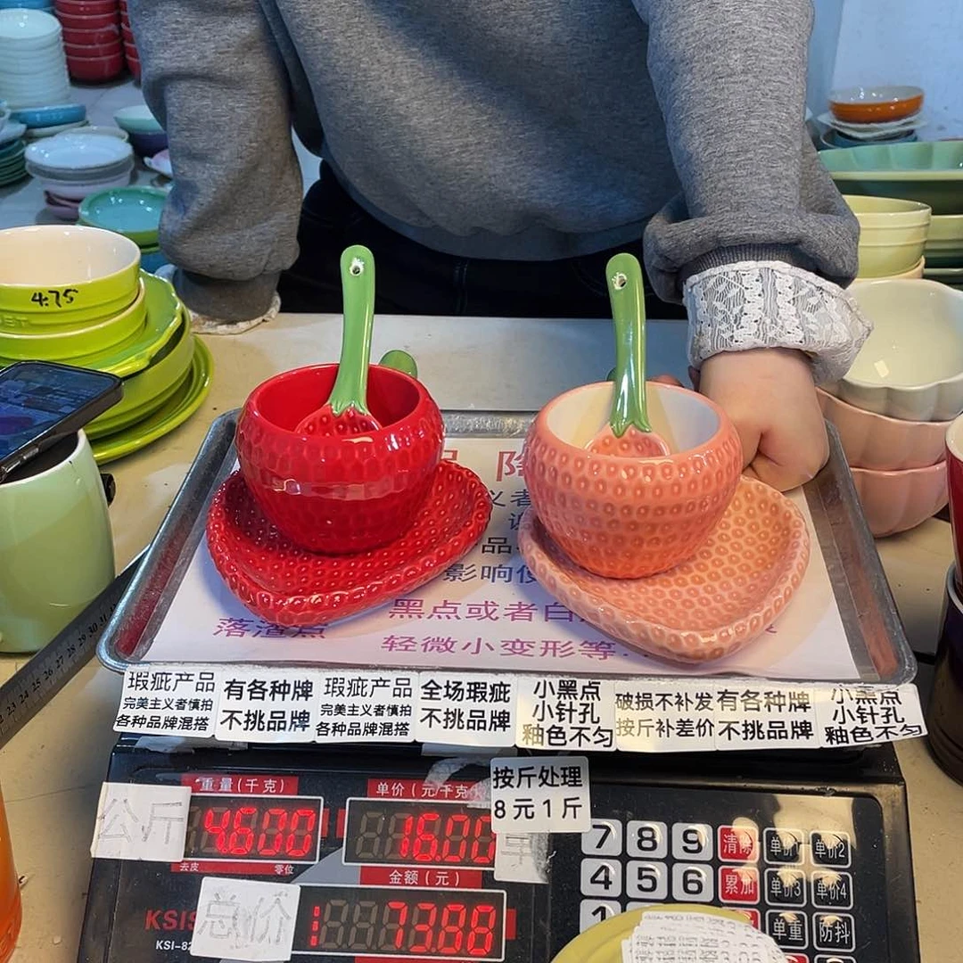 瓷片微瑕陶瓷餐具389两套装