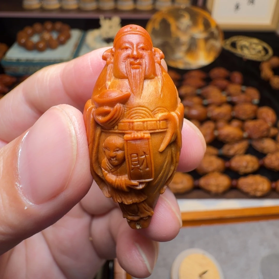 橄榄核手串/手链陈仙红财神