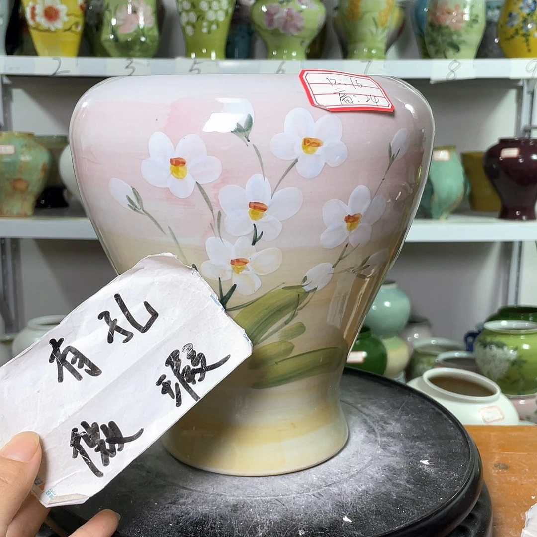 景德镇陶瓷花盆花器微瑕369