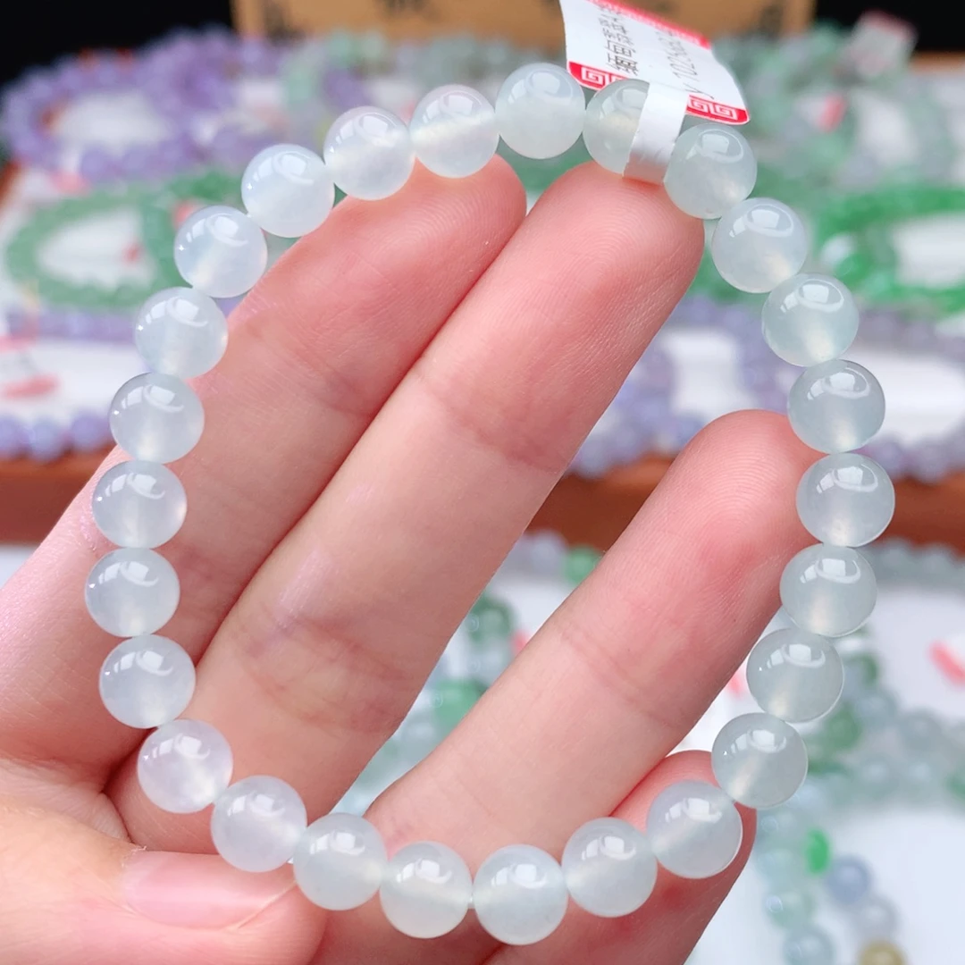 翡翠手链未镶嵌翡翠7mm