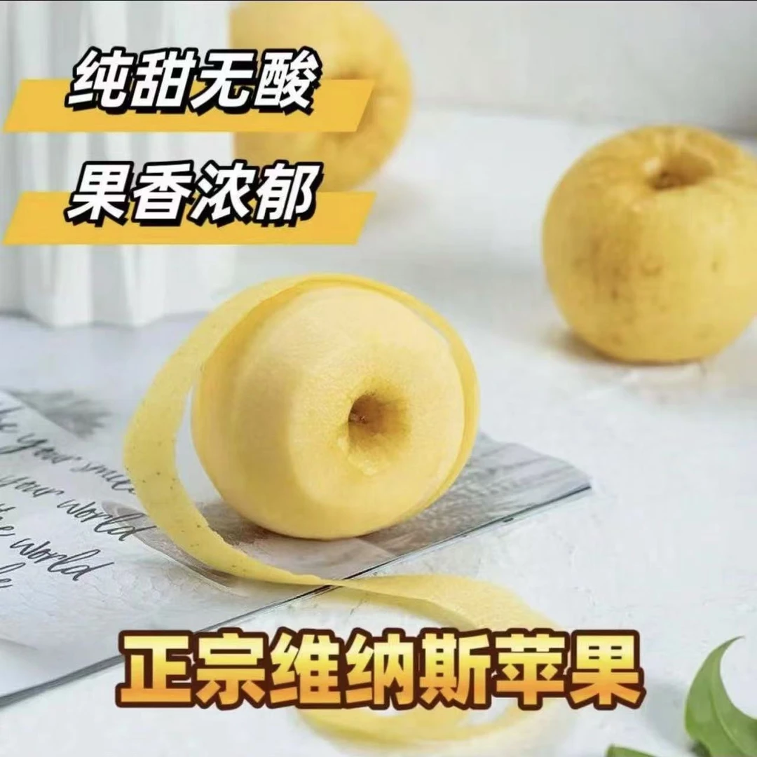 【张书记专属】山东黄金维纳斯苹果纯甜无酸新鲜苹果（带果锈更正宗）4.5-5斤