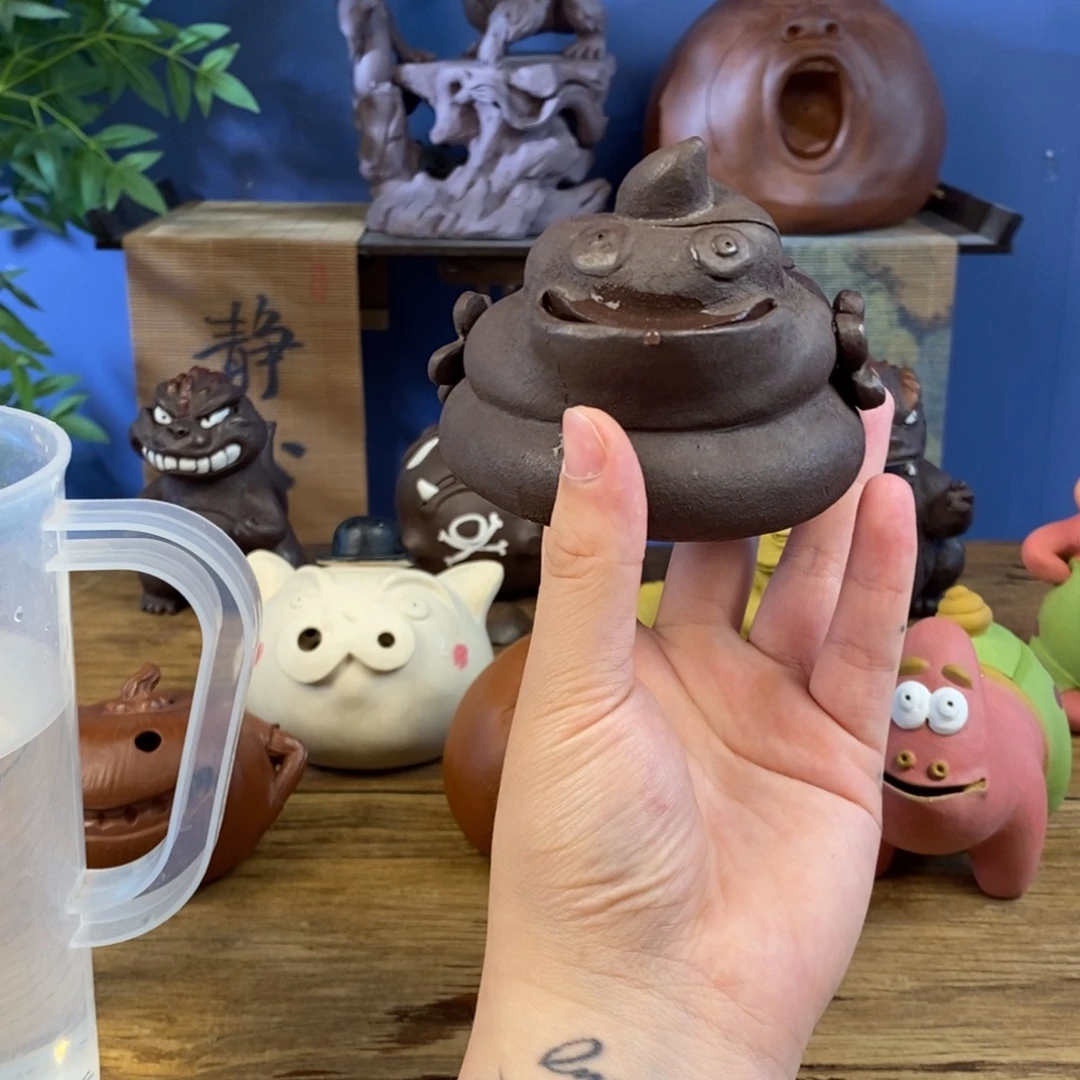 紫砂茶壶紫砂 粑粑壶