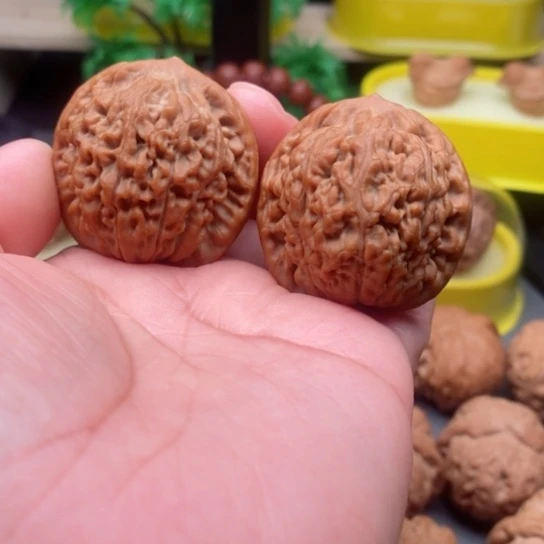 把件文玩核桃莲花