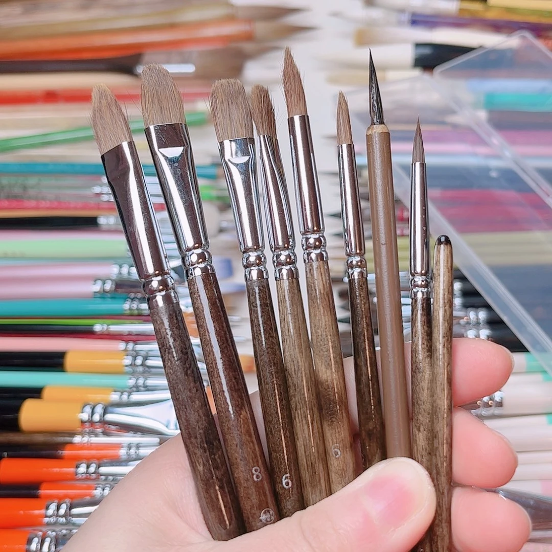 宁***容艺笔轩画笔组合9支