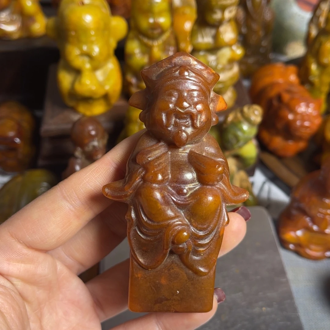 蛇纹石玉合金颈饰