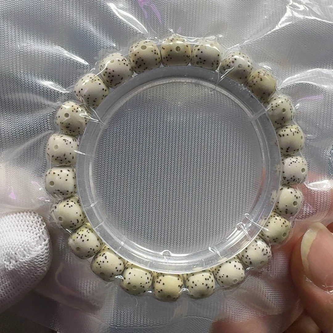 星月菩提手串星月菩提10*9原生态（氧化走色）