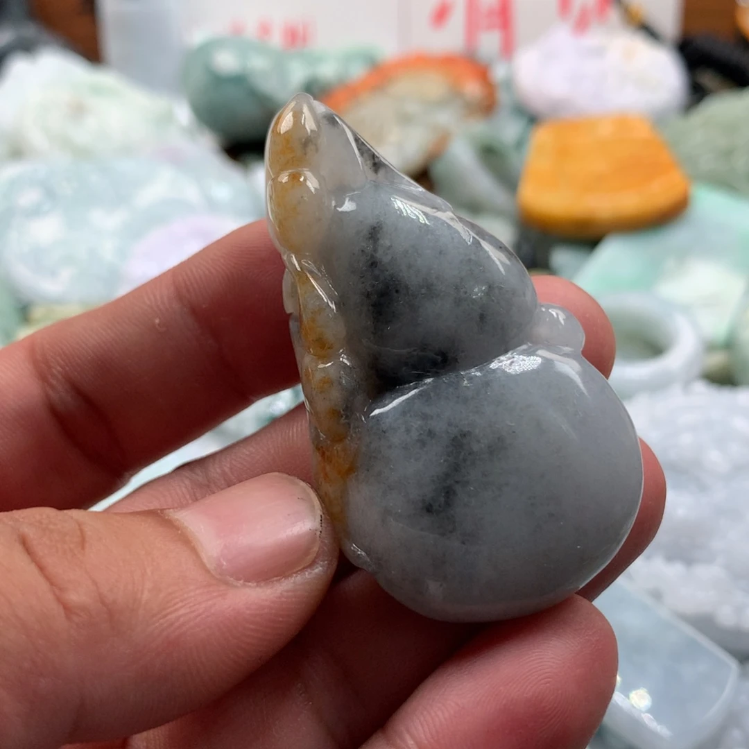 翡翠未镶嵌颈饰保真天然a货翡翠