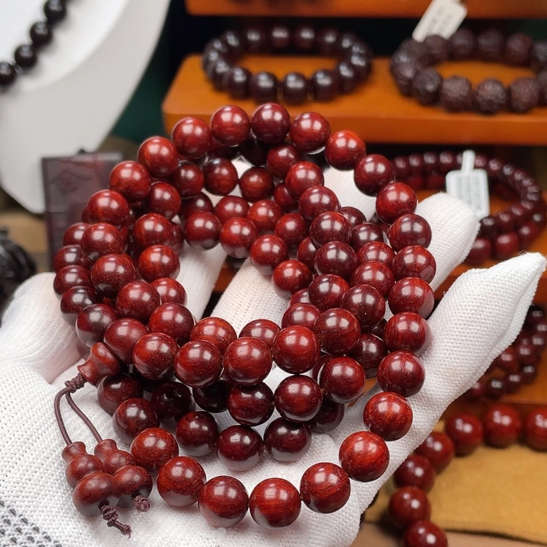 t***哥手串/手链小叶紫檀原汁原味1.0*108