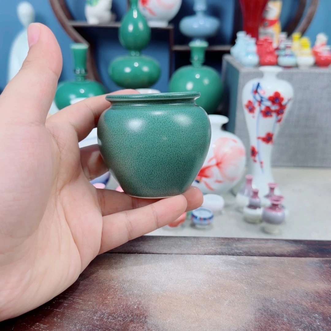 陶瓷手工小花器摆件
