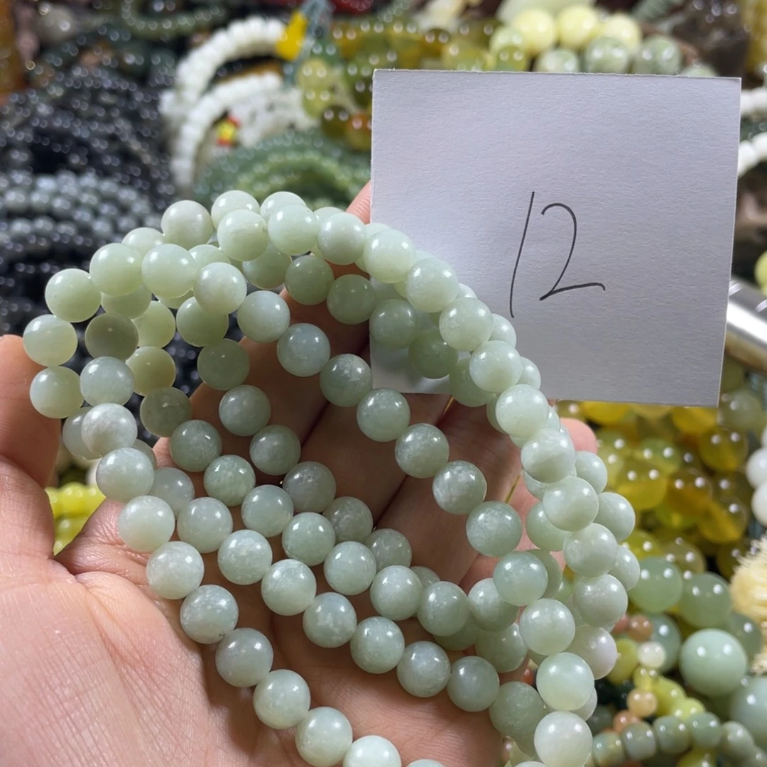蛇纹石玉未镶嵌手串