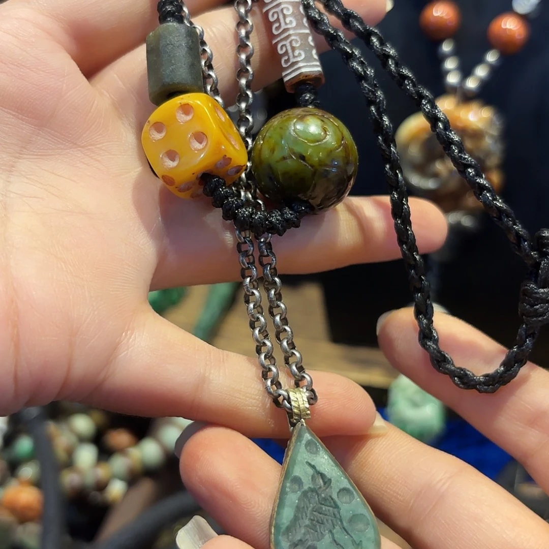 翡翠未镶嵌颈饰原创