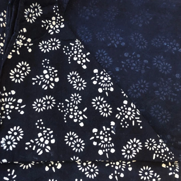 特色蓝印花布棉布