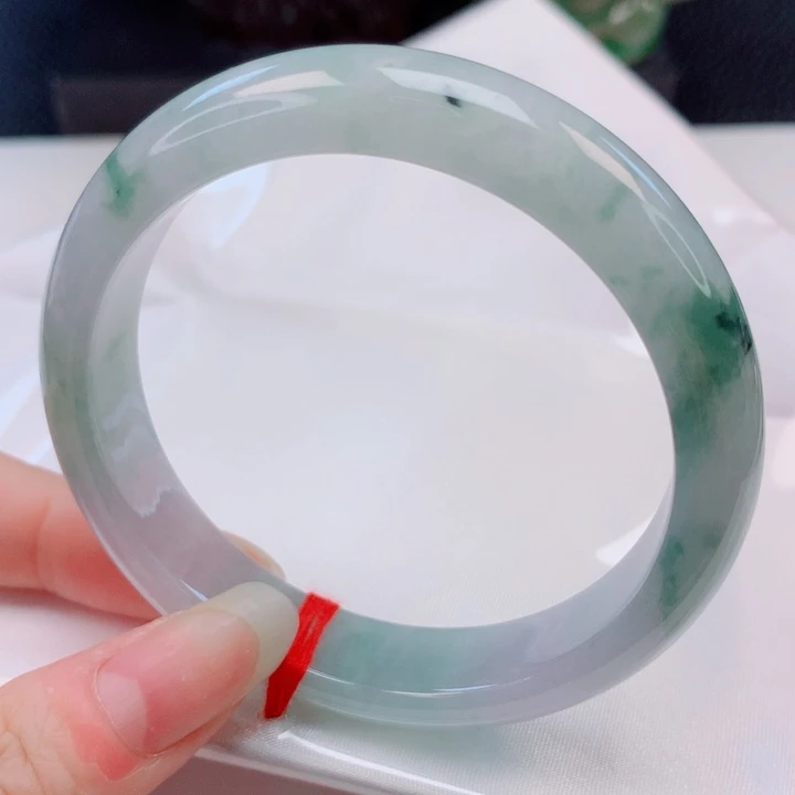 翡翠未镶嵌手镯56圈