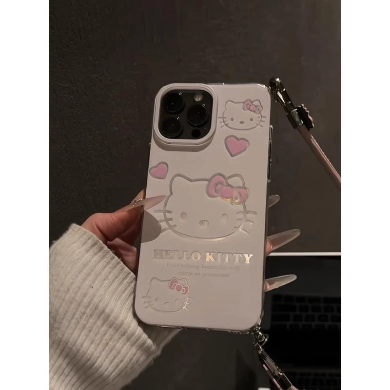 凯蒂猫适用苹果16pro手机壳iPhone15华为imd羽纱小米oppo小众荣耀