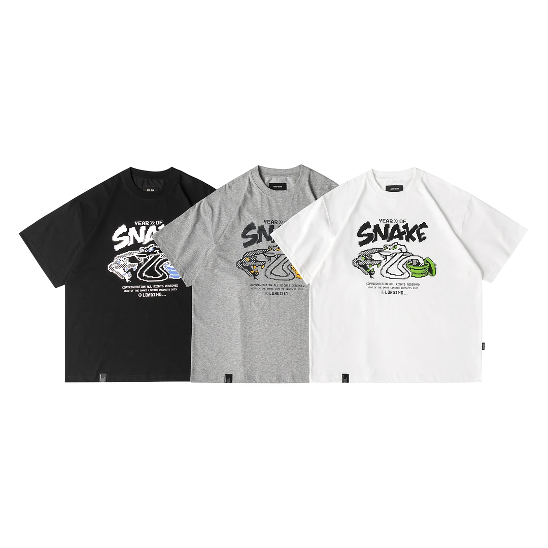 （不退不换）SeedClub黑标255克索罗娜纱线凉感冰皮印花短袖T