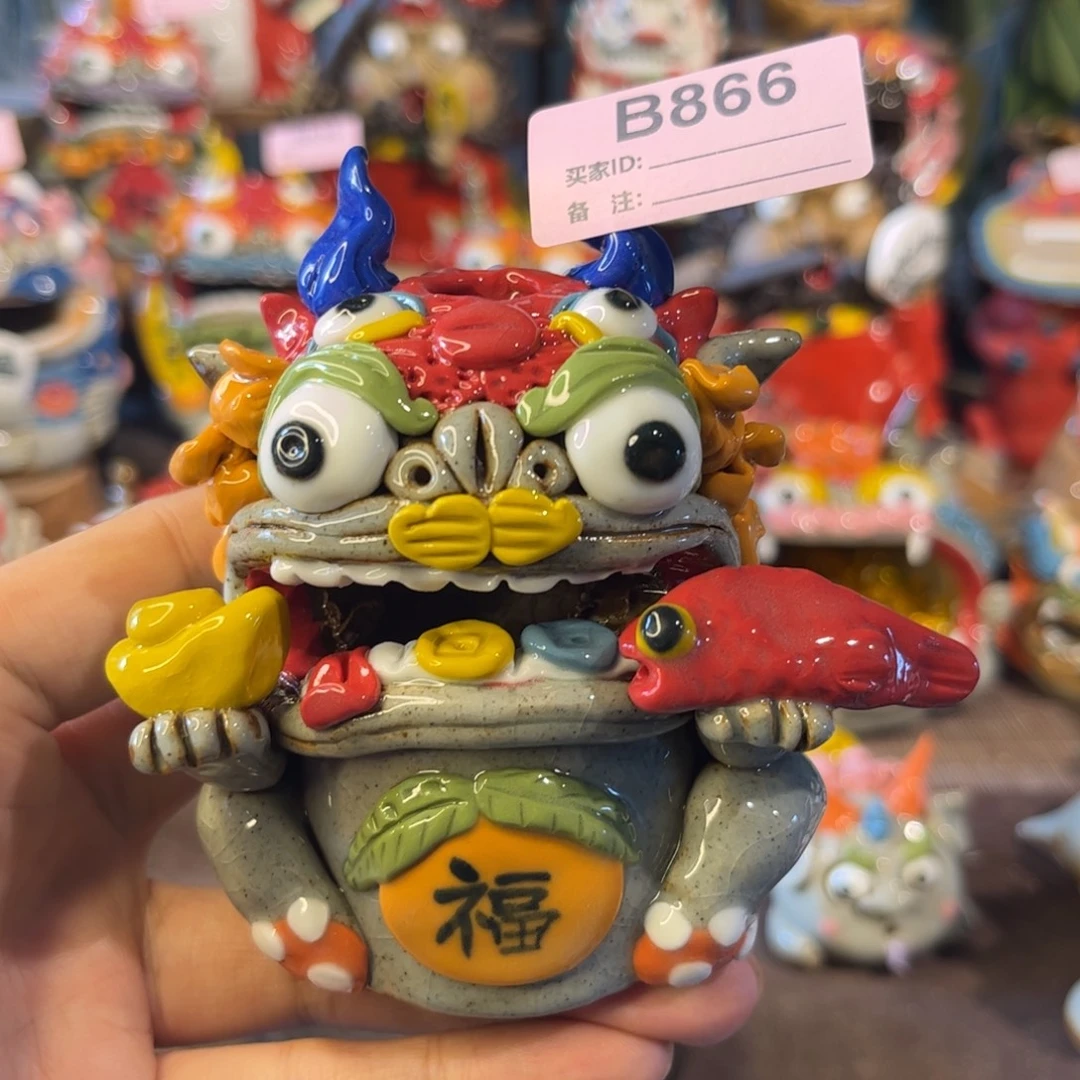 泥塑纯手工茶宠摆件