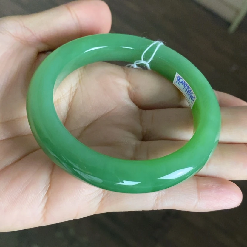 【闪购商品】未镶嵌手镯和田玉（碧玉）