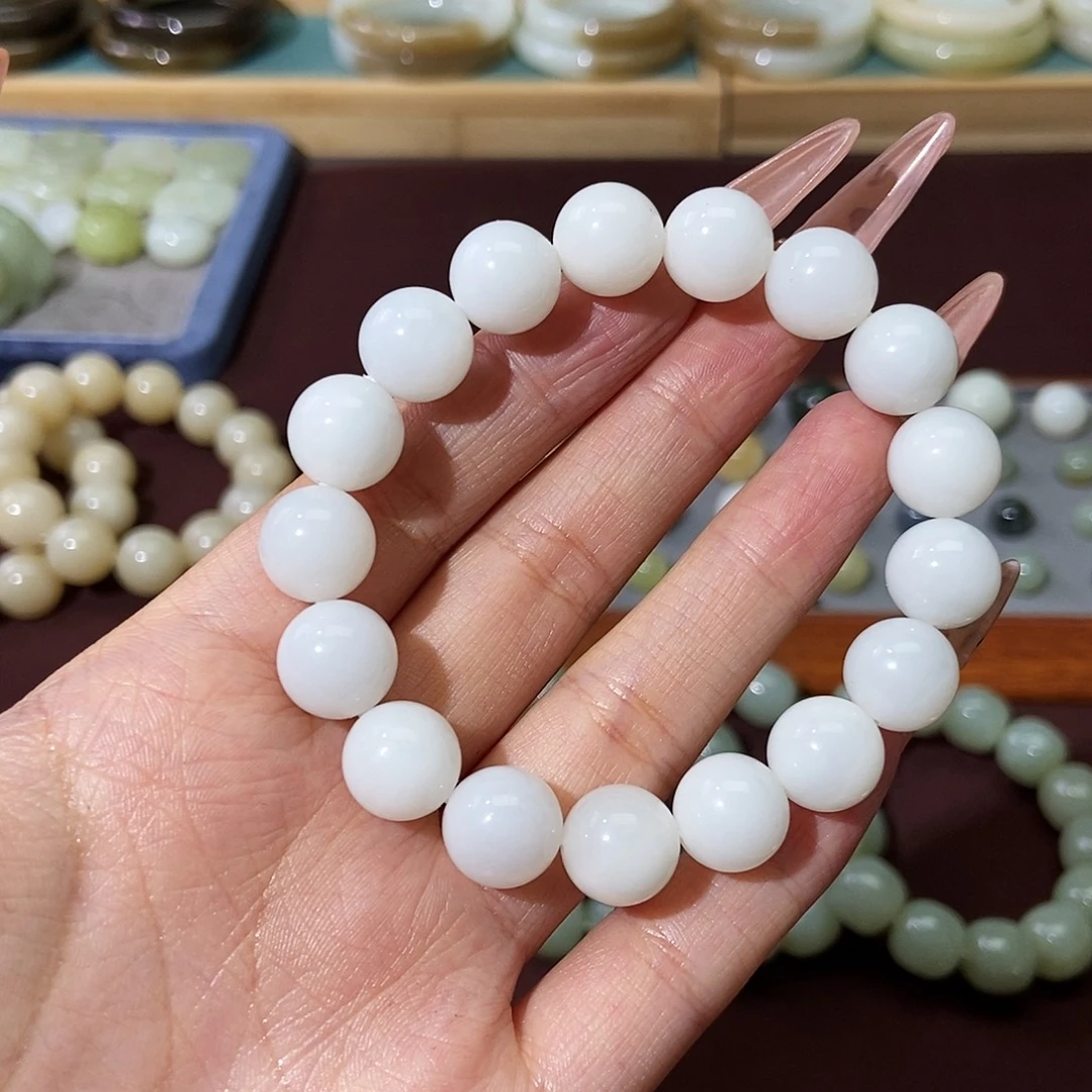 和田玉未镶嵌手链