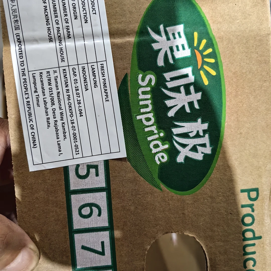 印尼一级金菠萝果味极新鲜金菠萝印度尼西亚共和国