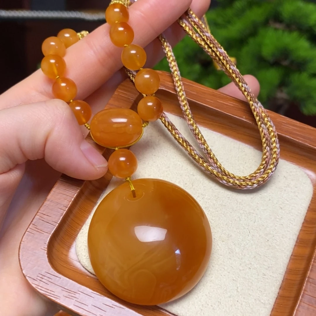【闪购商品】蜜蜡颈饰未镶嵌项链
