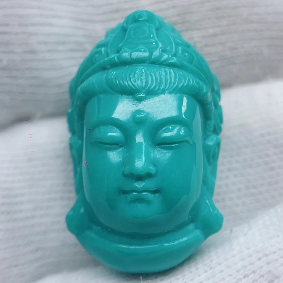 绿松石未镶嵌颈饰卡14.5-23.6-13.6