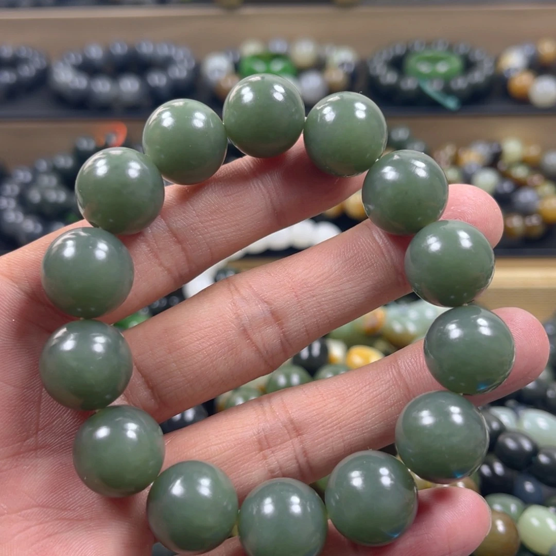 和田玉手串未镶嵌