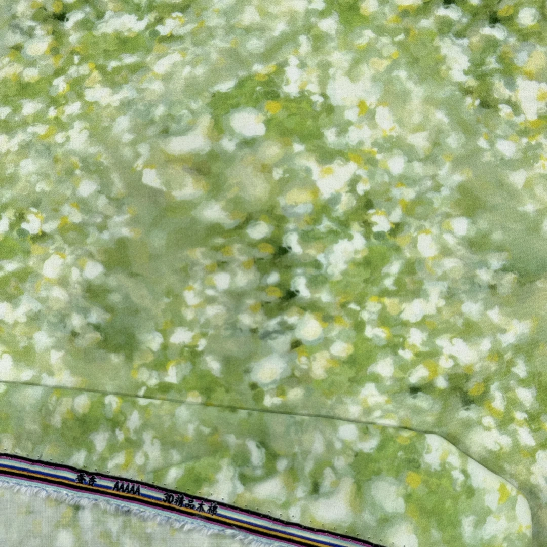 蚕香  3D精品木棉面料布料 （拍两米包邮 ）