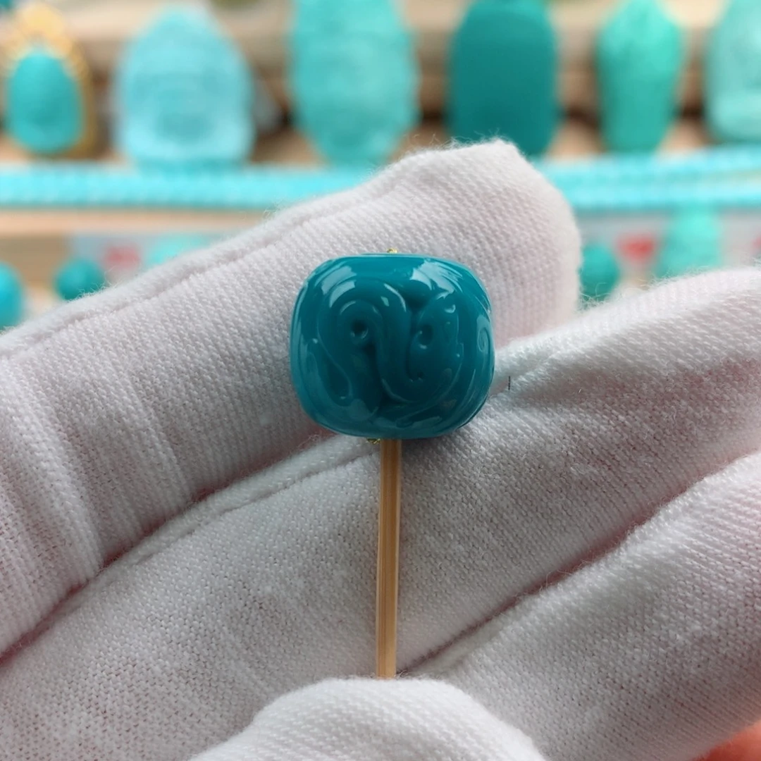 绿松石未镶嵌发饰13.5-12.2