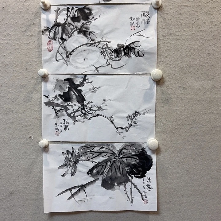 国画老师作品防漏