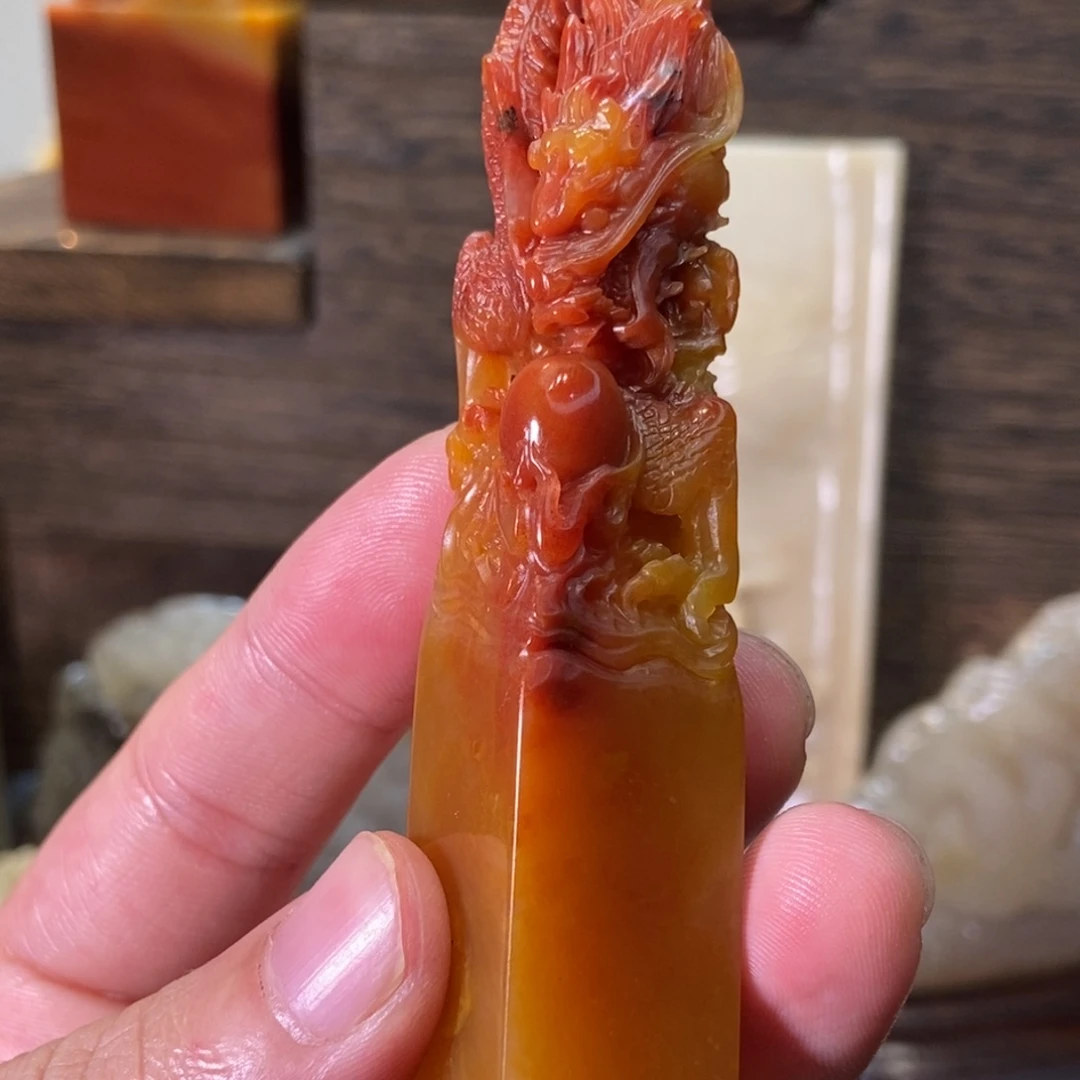 寿山石印石老挝结晶料