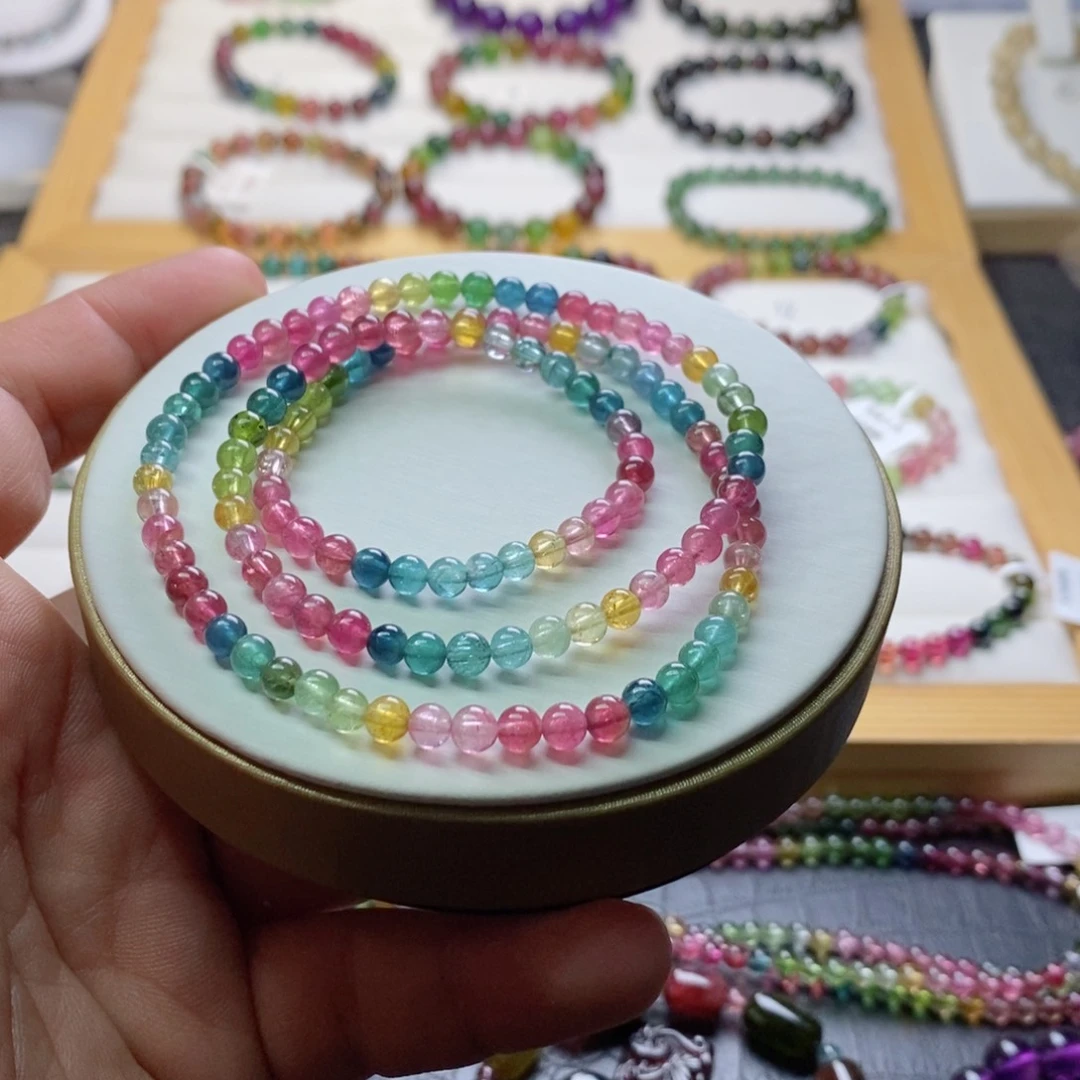 碧玺碧玺手链未镶嵌