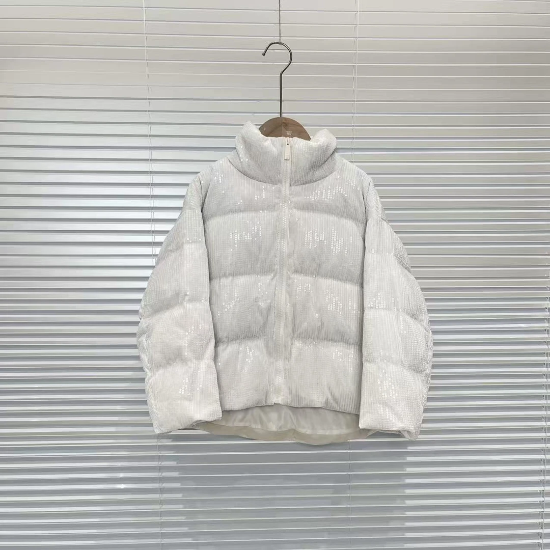 冬款女童白色鹅绒服 2539热系