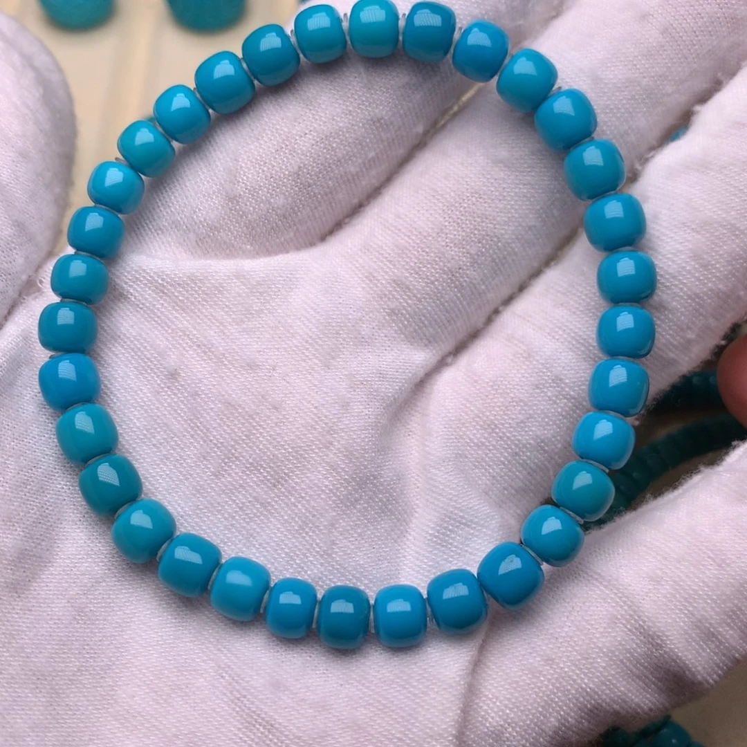 绿松石未镶嵌绿松石手串6.1