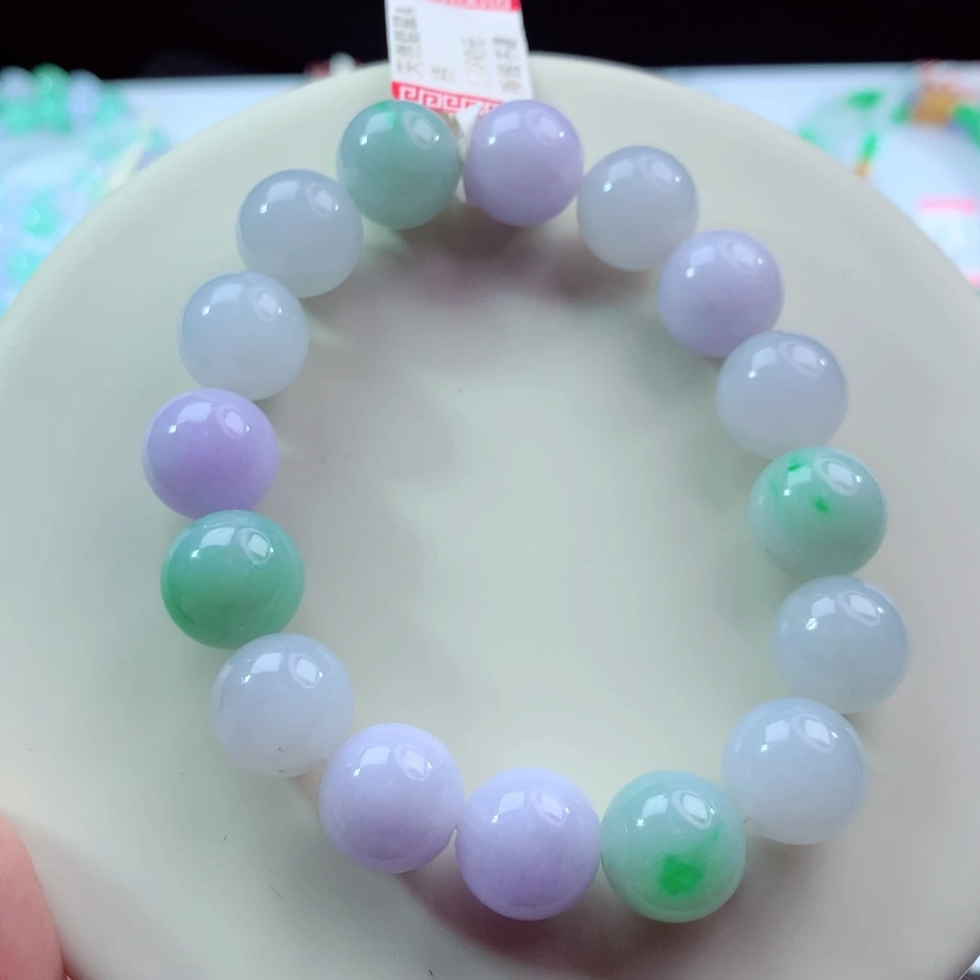 翡翠未镶嵌手链卡12