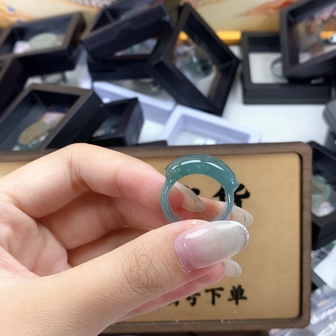 未镶嵌戒指翡翠a14