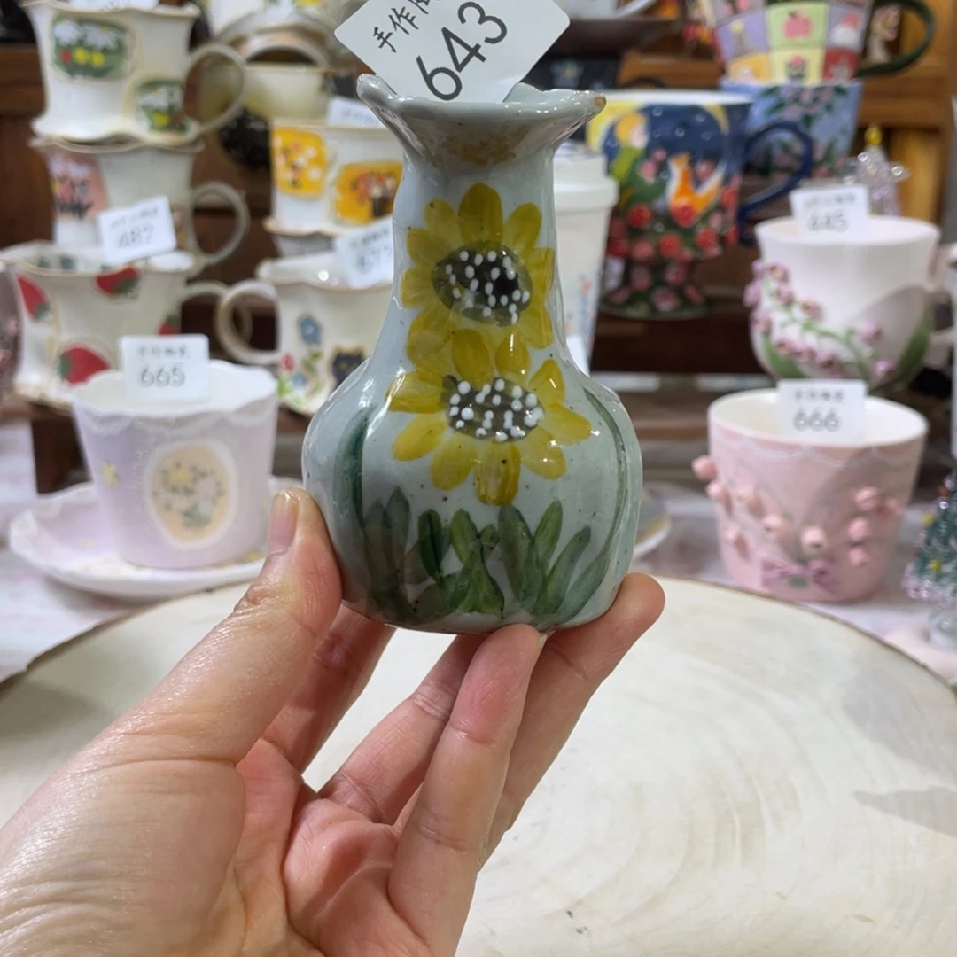 景德镇手工陶瓷花瓶643