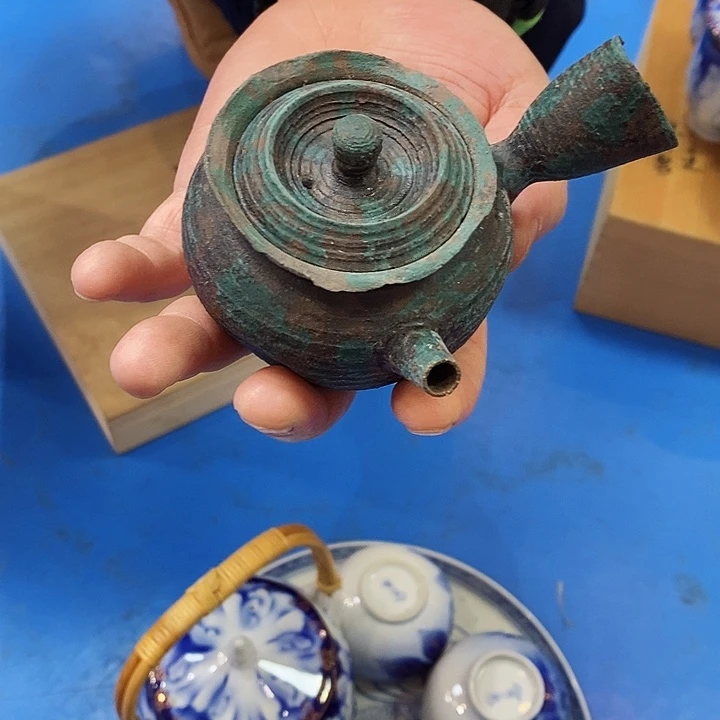 紫砂瓷器紫砂瓷片杂货叶*