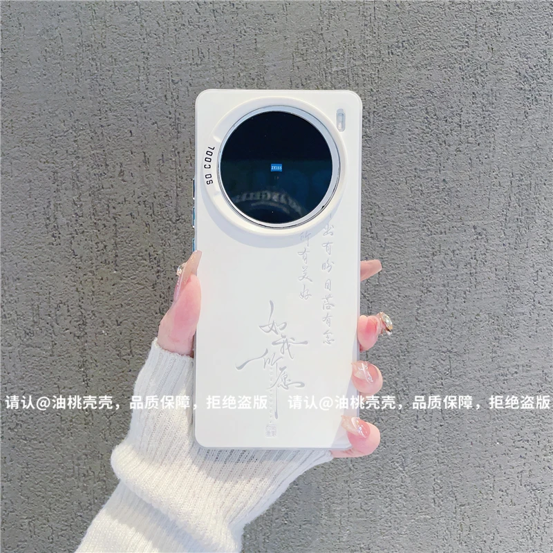 (vivoX100系列)磨砂彩银适用vivoX100/X100Pro/vivoX100s手机壳潮
