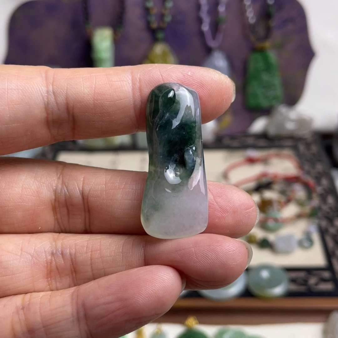 翡翠未镶嵌挂件特价悟道挂件