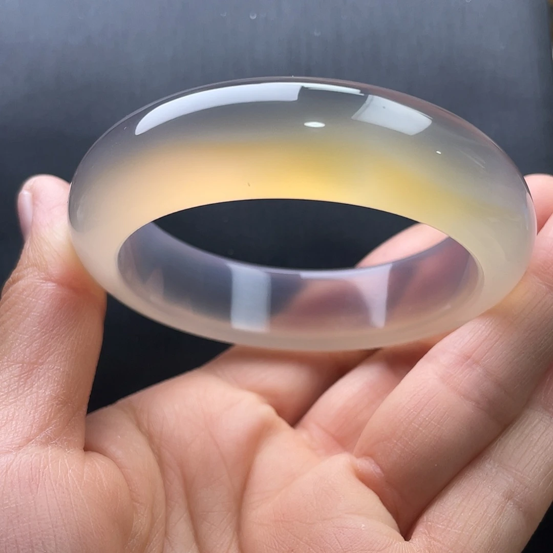 玛瑙/玉髓未镶嵌手镯57圈口