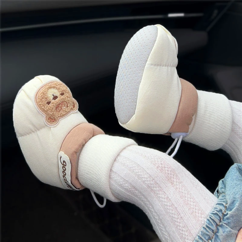 春秋款婴儿鞋子软底防滑鞋袜3-6-12个月男女宝宝防掉布底步前鞋冬