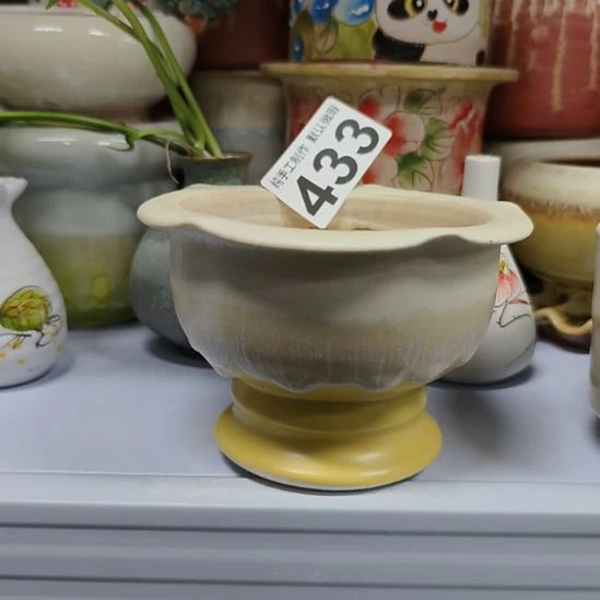 景德镇手工高温陶瓷：内口10高9