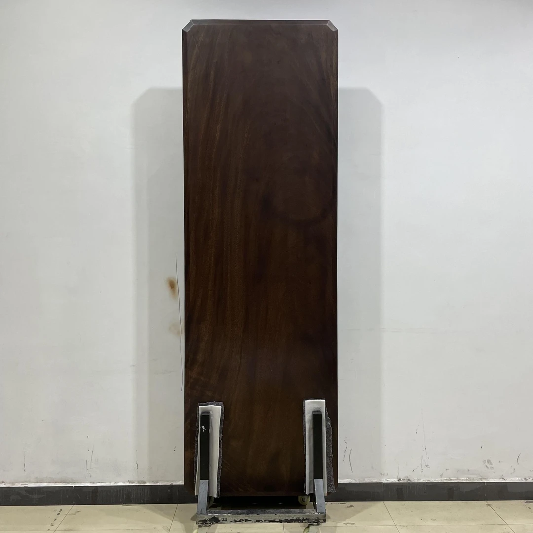 192-长253宽82厚6.5钻石边阿根廷黑胡桃大板桌实木整板原木茶几