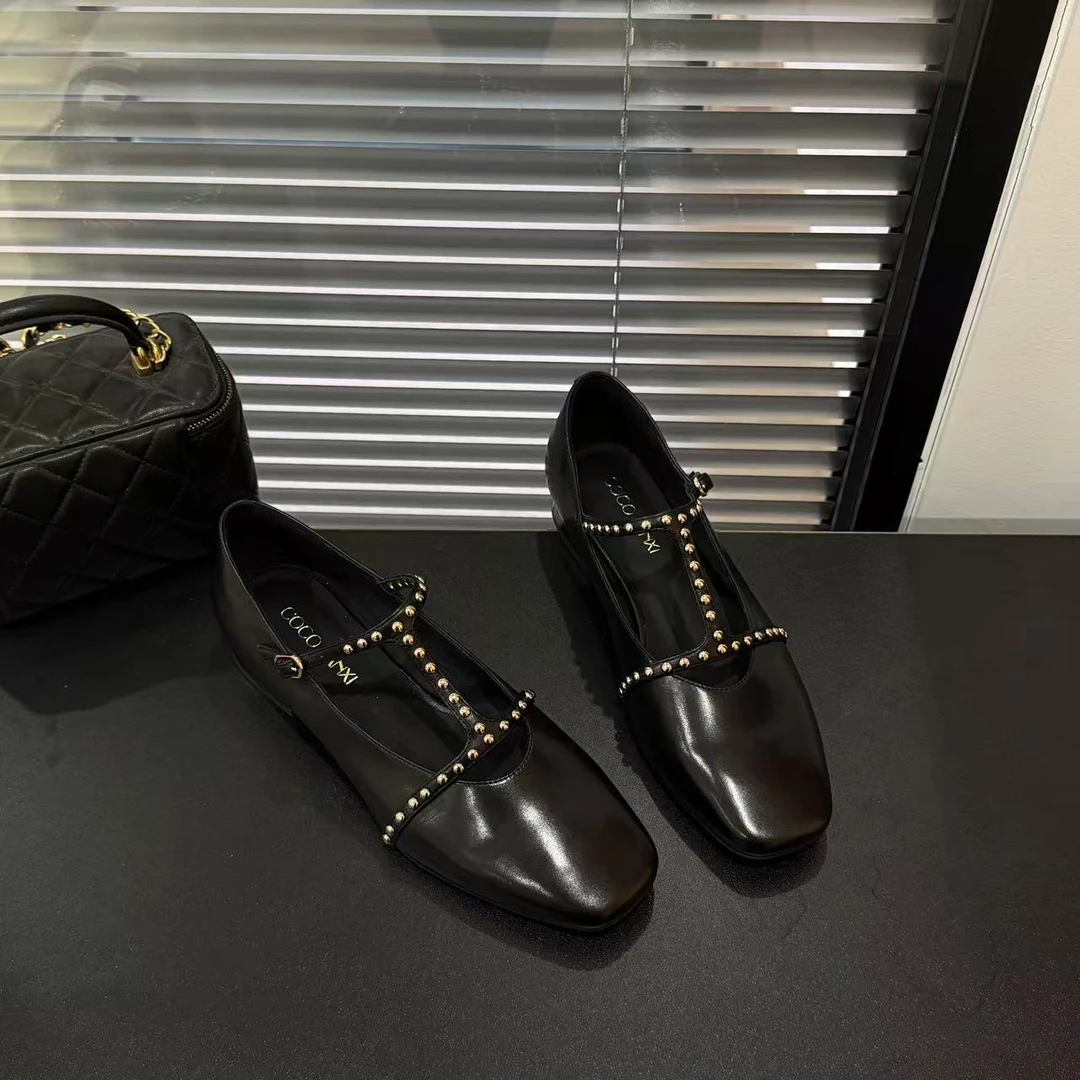 【晚风】优雅气质真皮女士小单鞋韩系温柔软底25DX160LX