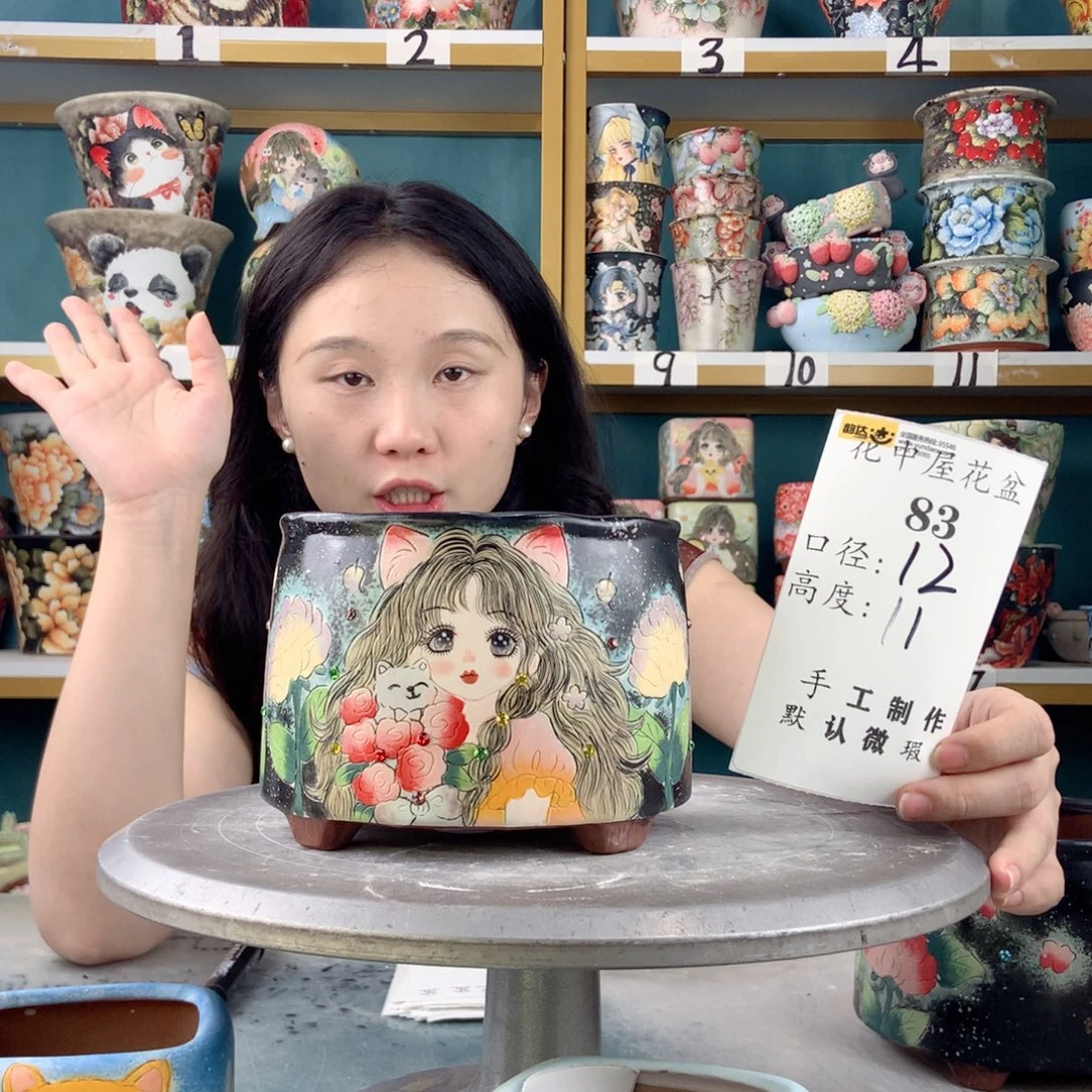 景德镇手工花盆83