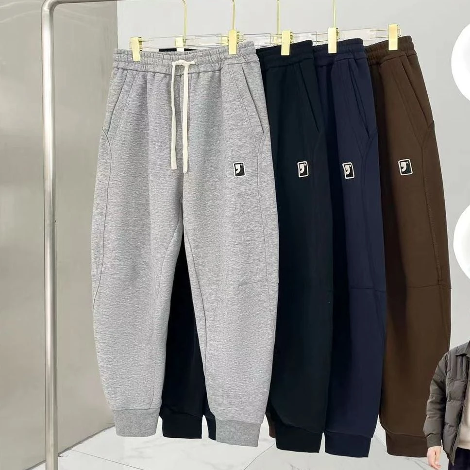 【加绒加厚】30201-冬季加厚时尚百搭松紧腰休闲裤