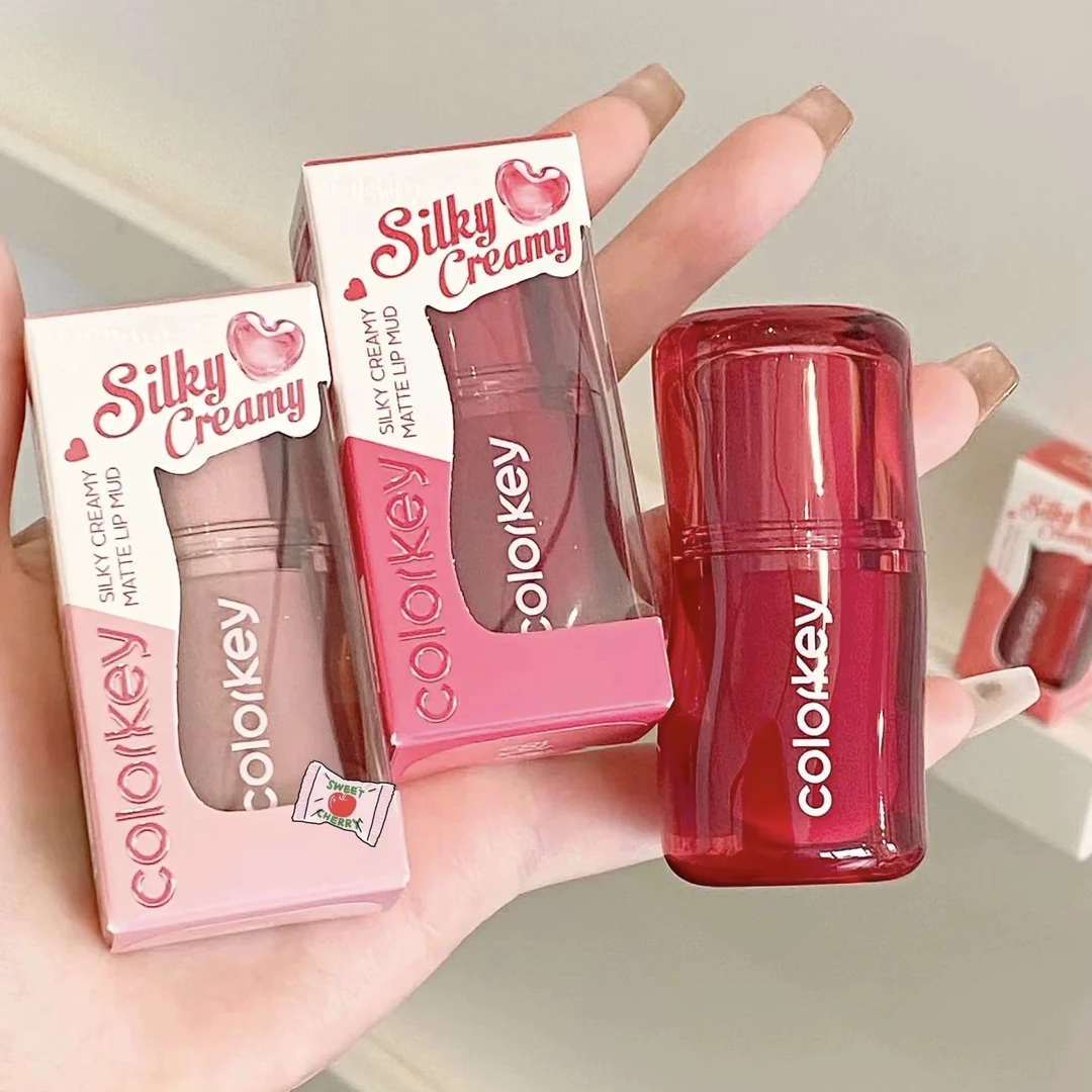 colorkey/珂拉琪捏捏唇泥3g唇釉口红丝绒雾面液体口红显白M03#