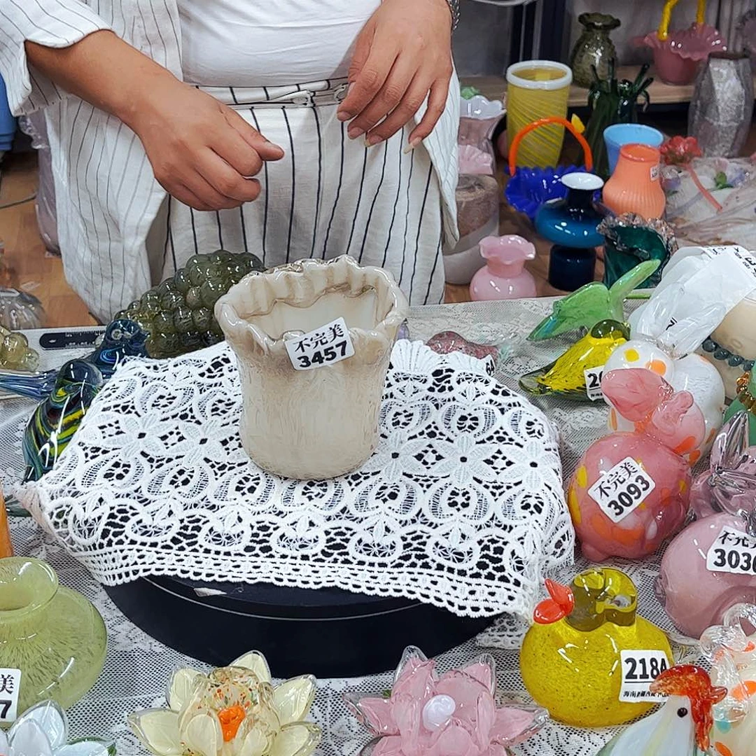 3457 家悦琉璃工艺品不完美