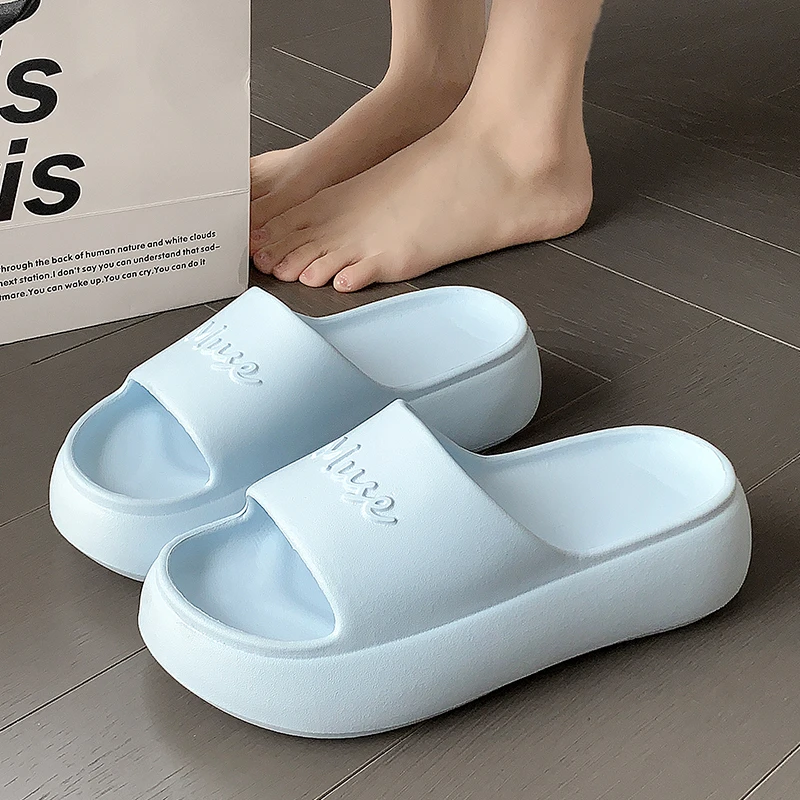 【赵露思同款】网红凉拖鞋防滑时尚女士情侣夏季外穿居家厚底底45