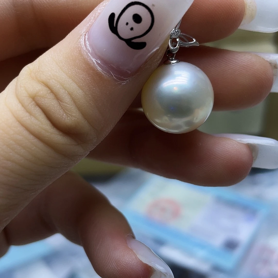 海水珍珠18K金镶嵌颈饰